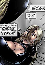 Celestin fansadox 528 Group X part2 - Group X captures her lesbian lover and forces her lover to fuck and suffer